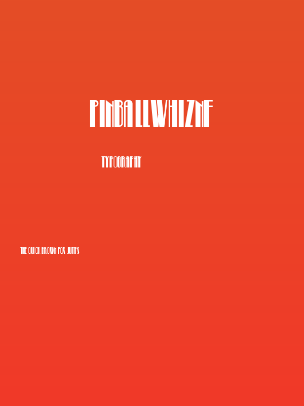 PinballWhizNF Poster