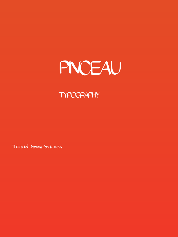 Pinceau Poster