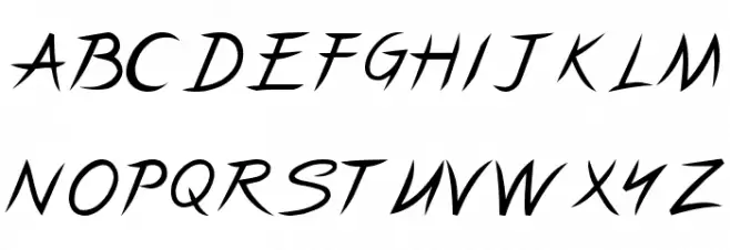 Pincel Caps Schriftart Groß