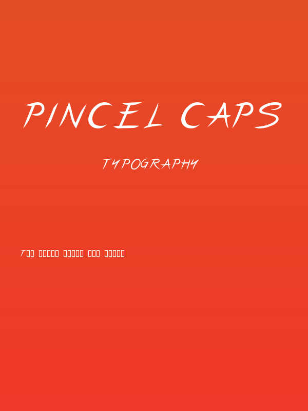 Pincel Caps Poster