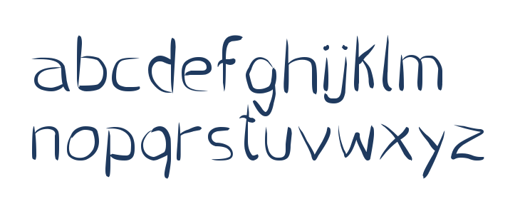 Pincel handwrite Lowercase