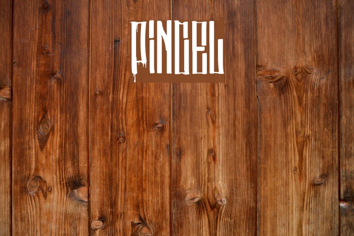 Pincel Font examples