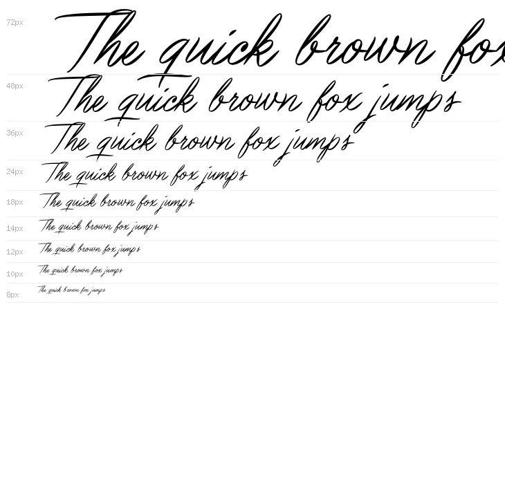 Pincello Script PERSONAL USE Regular Waterfall