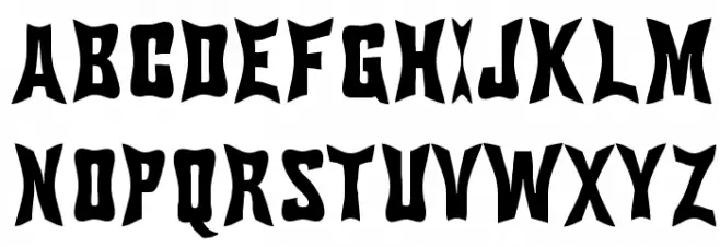 Pinch Drunk Schriftart Groß