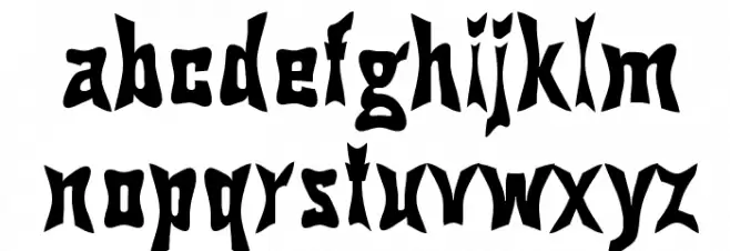 Pinch Drunk Caratteri MINUSCOLO