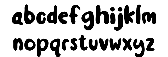 Pincllo Demo Font LOWERCASE