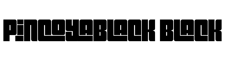 Pincoyablack Black フォント