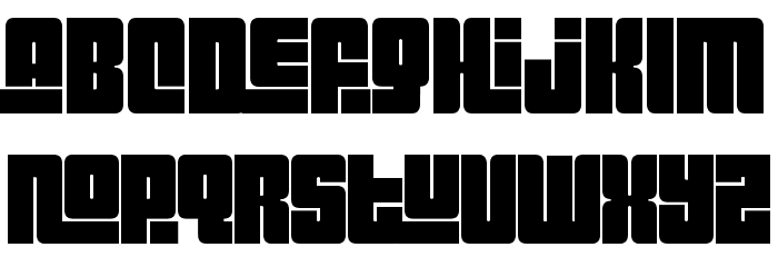 Pincoyablack Black フォント 小文字