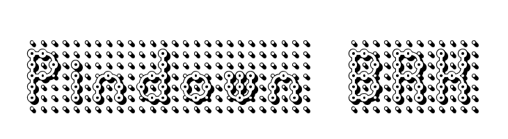 Pindown BRK Font
