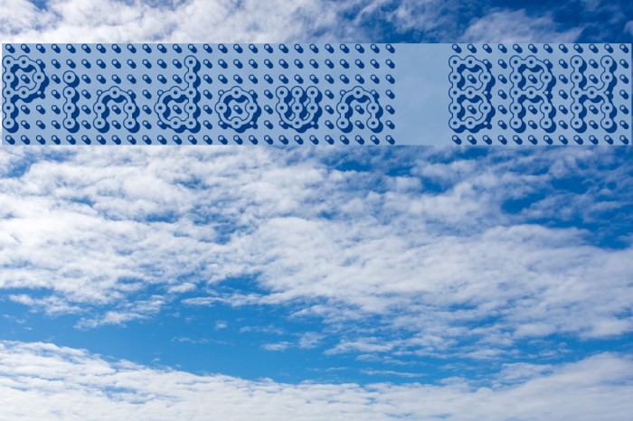 Pindown BRK Font examples