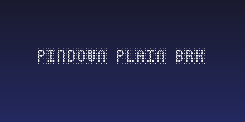 Pindown Plain BRK Social Header