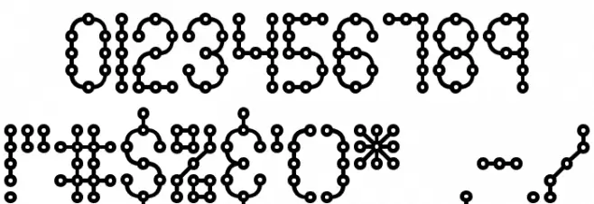 Pindown X Plain BRK Font OTHER CHARS