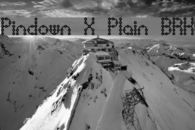 Pindown X Plain BRK Font examples