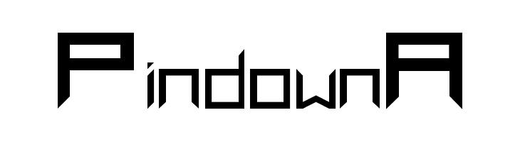 PindownA  font caratteri gratis