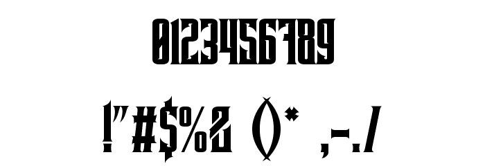 Pindunk Font OTHER CHARS