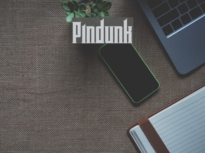 Pindunk Font examples
