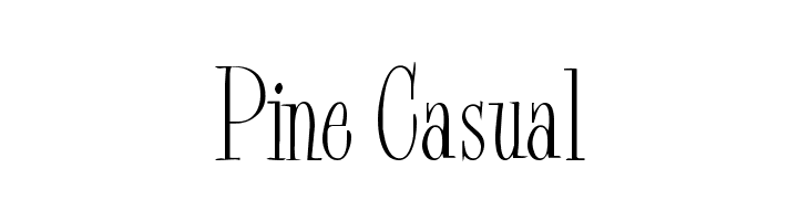 Pine Casual Font