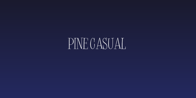 Pine Casual Social Header
