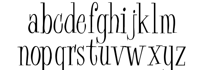 Pine Casual Font Litere mici
