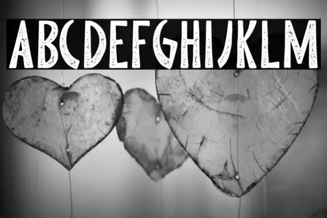 Pine Forest Personal Use Font examples