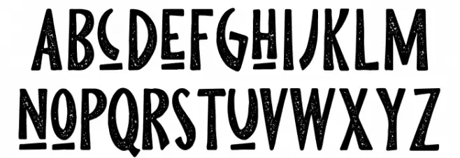 Pine Forest Personal Use Schriftart Kleinbuchstaben