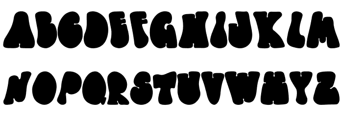 Pine Font LOWERCASE