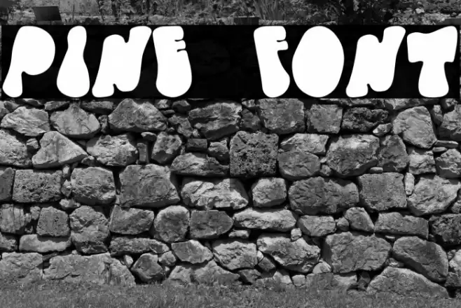 Pine Font examples