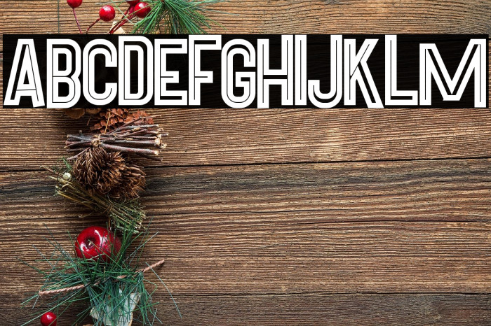 Pineapple Bold Inline Example 2