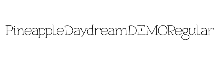 Pineapple Daydream DEMO Regular  baixar fontes gratis