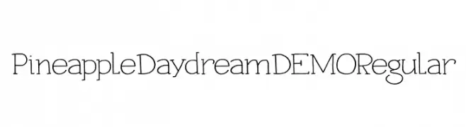 Pineapple Daydream DEMO Regular  تنزيل الخطوط