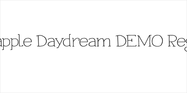 Pineapple Daydream DEMO Regular Logo