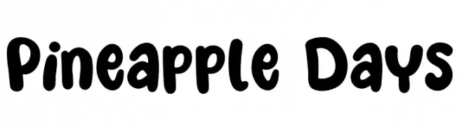 Pineapple Days  تنزيل الخطوط