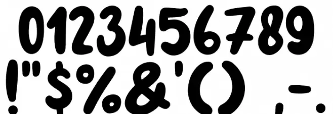 Pineapple Days Font OTHER CHARS