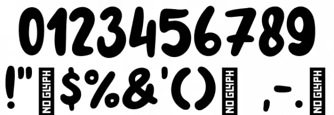 Pineapple Days Font OTHER CHARS