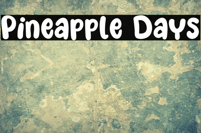Pineapple Days Example 2