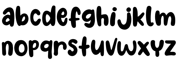 Pineapple Days Font LOWERCASE
