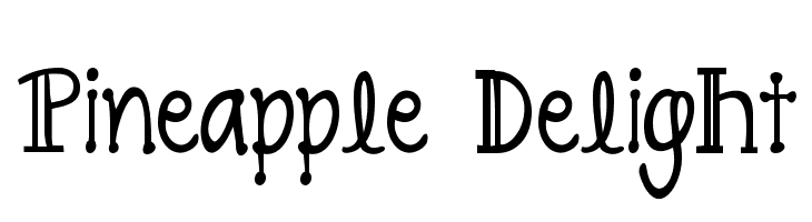Pineapple Delight  免费字体下载