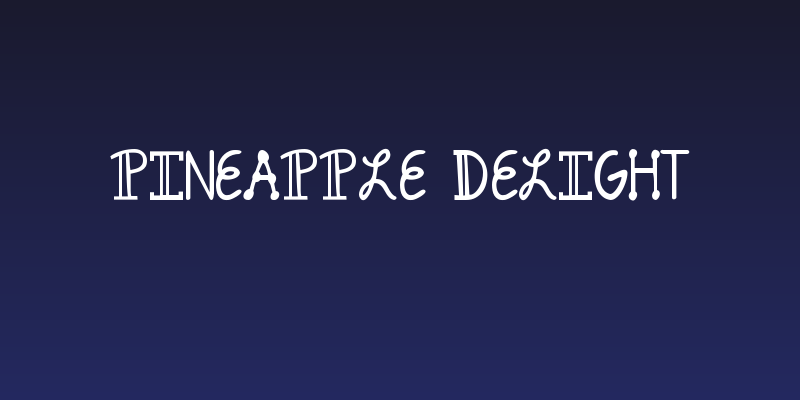 Pineapple Delight Social Header