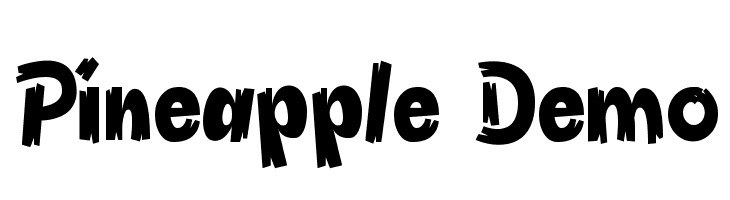 Pineapple Demo  Fuentes Gratis Descargar