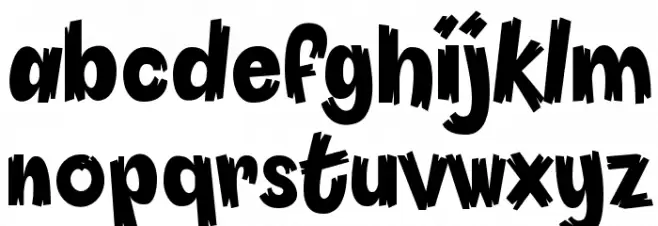 Pineapple Demo フォント 小文字