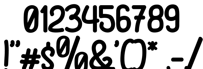 Pineapple Grass Font Alte caractere