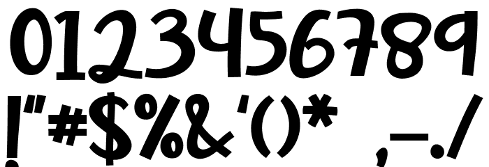 Pineapple Slice Font OTHER CHARS