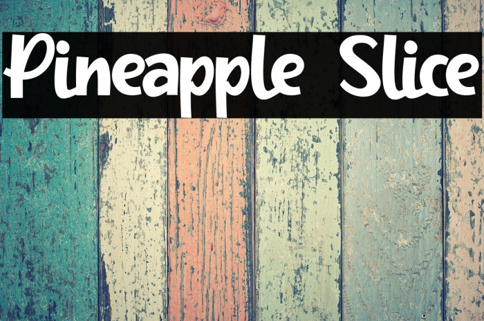 Pineapple Slice Example 1