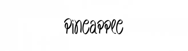 Pineapple  Скачать бесплатные шрифты
