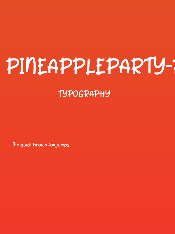 PineappleParty-Personaluse Poster