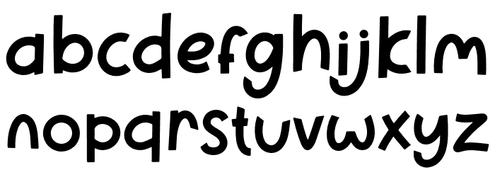 PineappleParty-Personaluse Font LOWERCASE