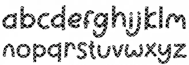 PineapplePartyDisplay-Personaluse Schriftart Kleinbuchstaben