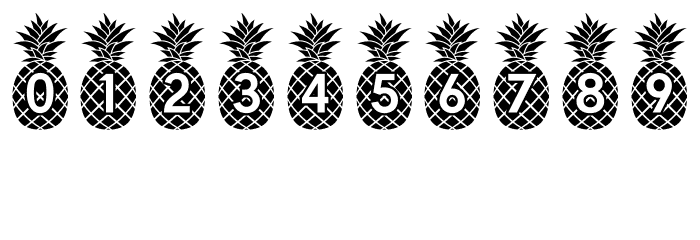 Pineapple_Mono Font OTHER CHARS