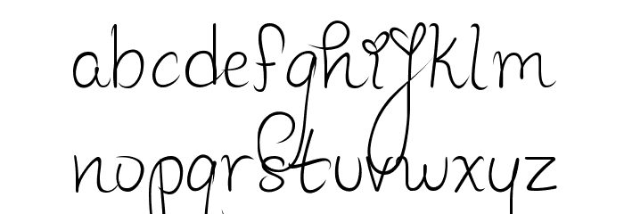 Pineapples Don't Have Sleeves Font LOWERCASE