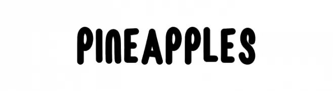Pineapples  Free Fonts Download